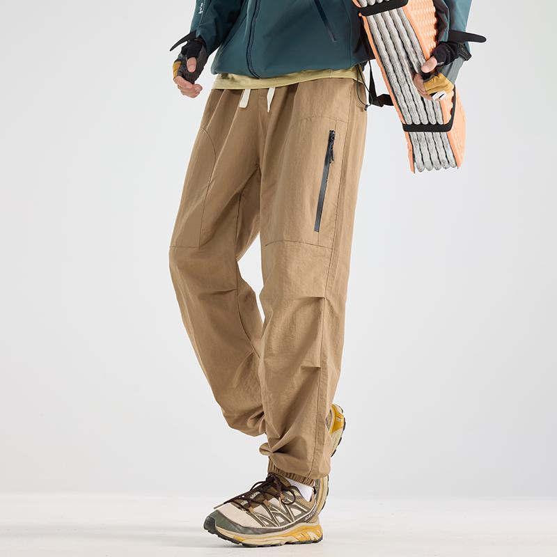 High Street Charge Pants Men's Spring and Autumn Medium-Thick American Trendy Brand Straight Sport Loose Working Sports Pants