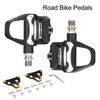Dilwe Road Bike Pedals, Chromoly Axle, Adjustable Tension, Self-Locking, with SPD System