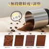 Electric Coffee Grinder with Stepless Grind Size Adjustment, Large Capacity 200W, Fine Grind In Seconds, Compact SUS304 Stainless Steel, Grinds Coffee