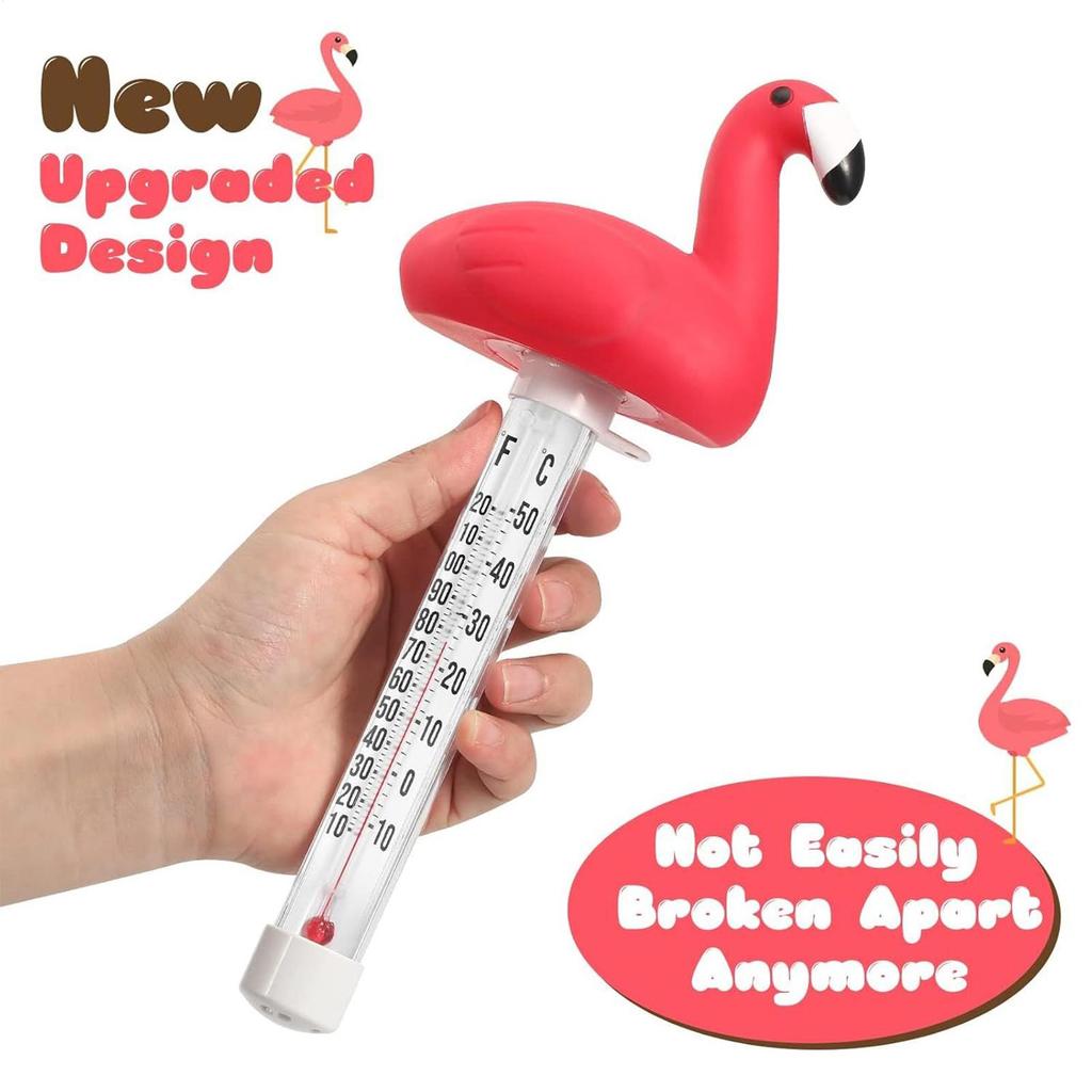 Cartoon Animal Floating Thermometer Shatter Resistant Water Temperature Measuring Meter Tool for Hot Tub Spa Bathtub Fish Ponds