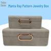 Simple Modern Leather Storage Box for Home, Hotel, Club Decoration, Jewelry & Cosmetics Organization
