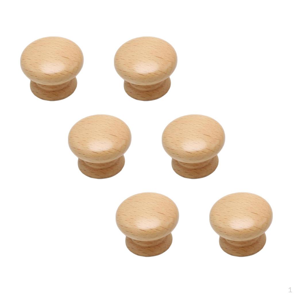 Drawer Handles, Dresser Kitchen Wooden Knobs, Cabinet Decorative Handles for