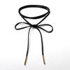 Minimalistisches europäisches & amerikanisches Lolita Spitzen Choker Halskettenset für Damen