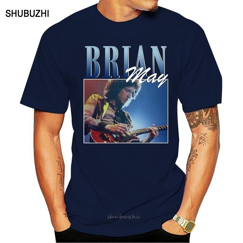 

Men T shirt VINTAGE BRIAN MAY TSHIRT Women tshirt men cotton tshirt summer brand teeshirt euro size S