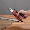 Glass Pliers Rubber-Sleeved Handles Glass Cutter Pliers Cutting Tool Steel Body Easy To Use