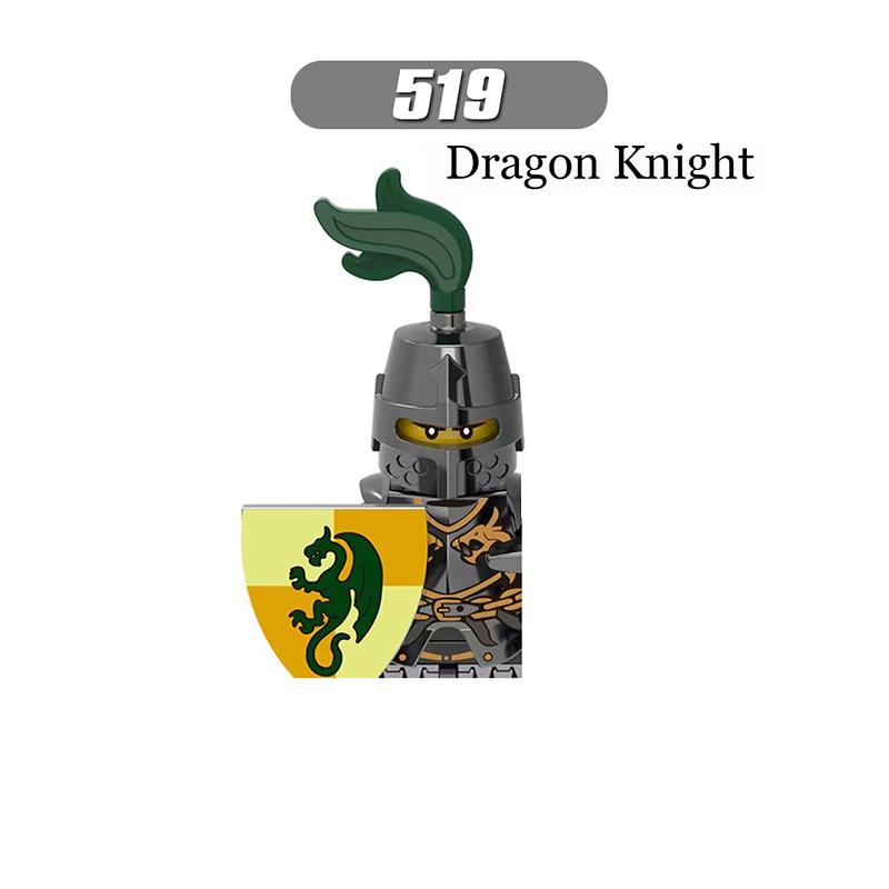 Mittelalterliche Ritter Serie Figuren Bausteine Krieger Soldaten Wachen Löwenherz Krankenhaus Deutscher Ritter Schlacht Hirte Kindergeschenk