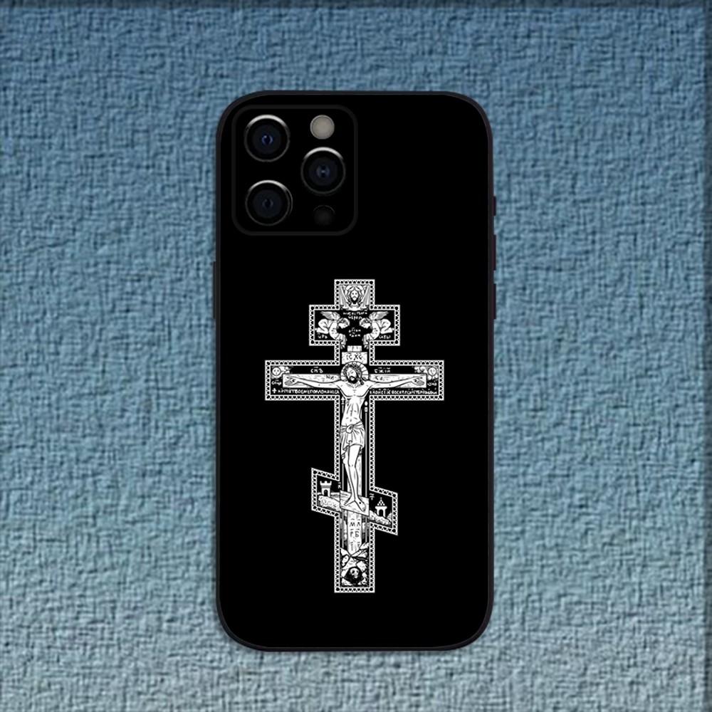 Custodia per telefono con icona a croce per iPhone Samsung Galaxy Redmi Xiaomi Note S A 6 7 8 9 10 11 12 13 14 15 16 20 21 22 23 53 54 Pro Max Plus Ultra TPU Morbida