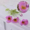 Artificial Poppy Flowers Bouquet Silk Fake Flowers For Home Decor Garden Marriage Room Wedding Decoration DIY Vase Accessories