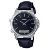 Analog Digital Black Dial Leather Strap MTP-VC01L-1E MTPVC01L-1 Men's Watch