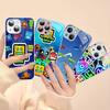 Game Geometry Dash Tempered Glass For Iphone 14 13 12 11 Pro Mini XS MAX 14Plus X XS XR Cover
