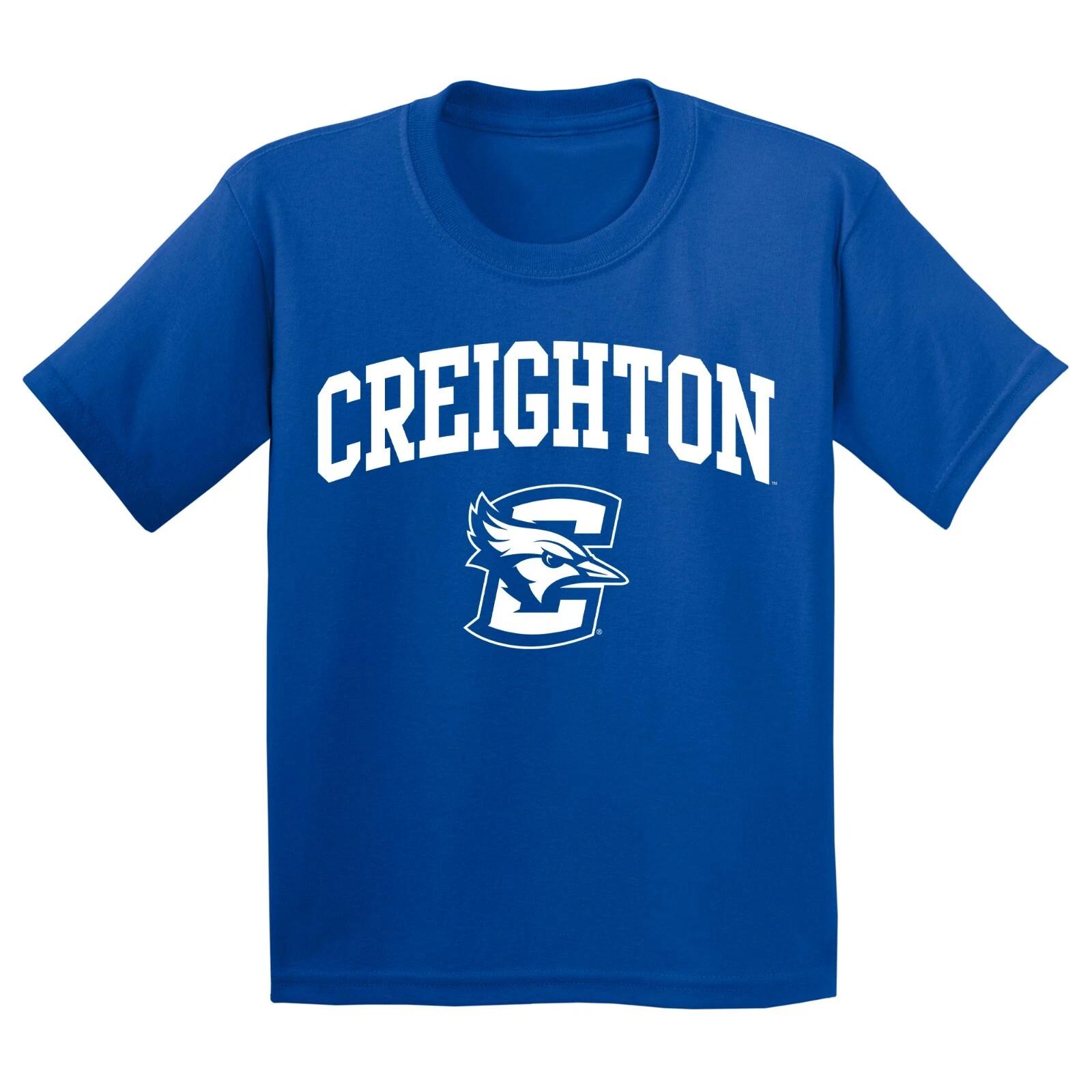 Creighton Bluejays Arch Logo Youth T-Shirt - Royal 2XL