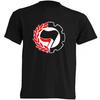 Antifaschistisches Aktions-T-Shirt _ Baumwolle _ Kurzarm - Schlauchware, Ohne Seitennähte