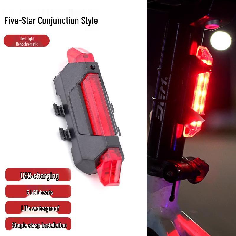 

Lu Maiwei Bicycle Taillight: Night Riding Warning and Navigation Light for Mountain and Road Bikes