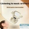 SK19 Headphones Bluetooth 5.3 True Wireless In-Ear Earphones Mini In Ear Noise Cancelling Invisible Sleeping HiFi Sound Quality