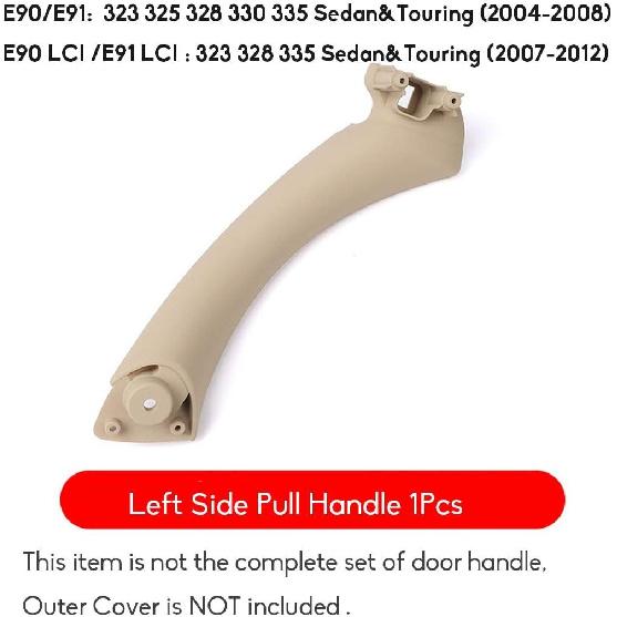 Left Side Door Pull Handle for 3 Series E90/E91, Left - Left Rear-Pull Handle