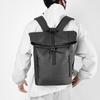 Men'S Backpack Waterproof Rollup Backpack Expandable Travel Bag  Large Capacity Laptop Bag School Bags For Men Casual Daypack