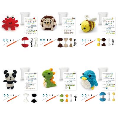 DIY Handgemachte Kindergeschenke Neues Anfänger Häkelset Wolle Tierspielzeug