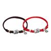 Chinese Style S925 Silver Pixiu Hand-Woven Bracelet for Couples - Fu Brand Women's National Style Qixi Gift Rope