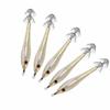 5PCS Glow In Dark Squid Fishing Lures Double Hook Squid Jig Hooks  Freshwater Fishing