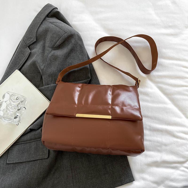 Chic Elegant Pu Shoulder Bag For Women Unique Underarm Crossbody Bag For Daily Use