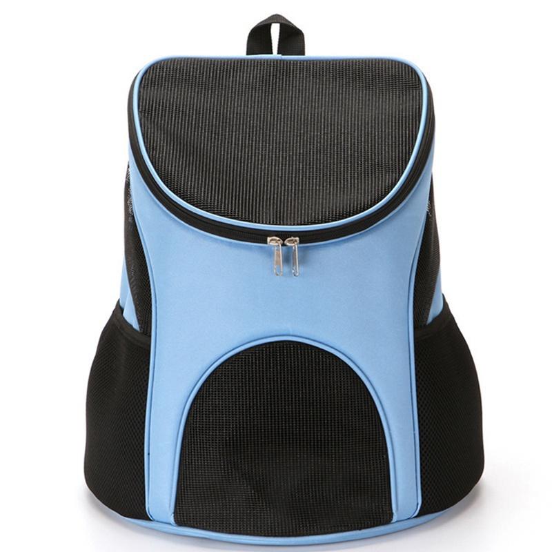 Faltbare Outdoor Tragbare Haustiertasche Atmungsaktives Netz Katzen- und Hunde Brust-Rucksack Brusttasche Haustierbedarf