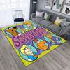 Halloween cartoon comedy adventure movie Scooby-Doo carpet is suitable for living room and bedroom doormats office balcony decorative carpet V14