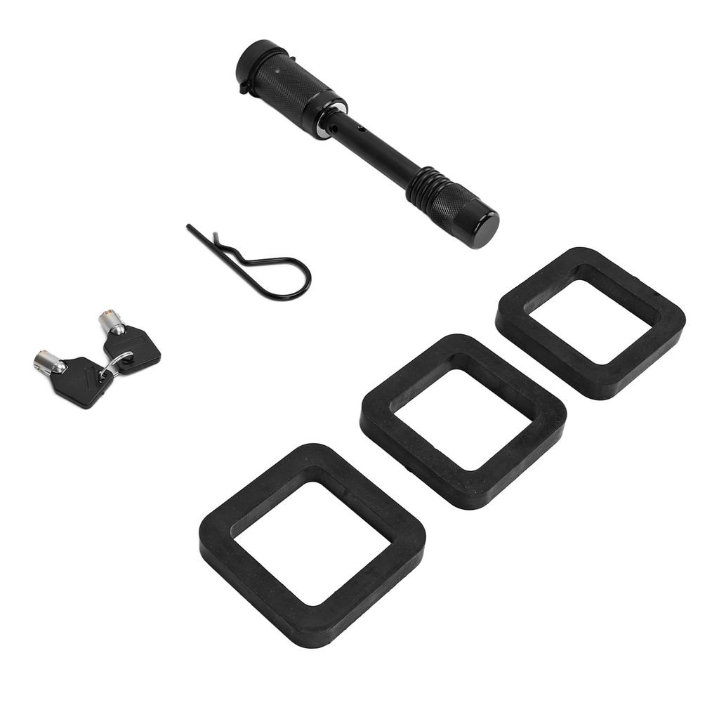 5 8in Trailer Hitch Locking Pin with Waterroof Dustproof Rubber Cover Painted Surfaces for RV Truck Campers