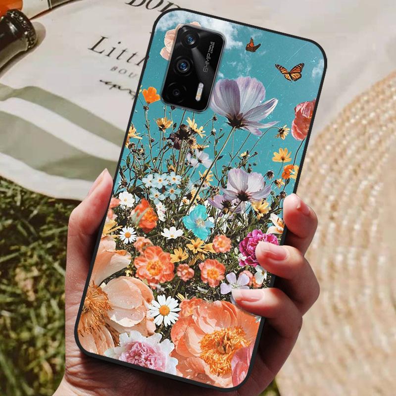 Für Realme Q3 Pro 5G Hülle Wolf Cartoon Silikon Weiche TPU Rückseite Für Realme Q3 Pro 5G Handyhüllen Realme Q3Pro 5G Fundas Coque