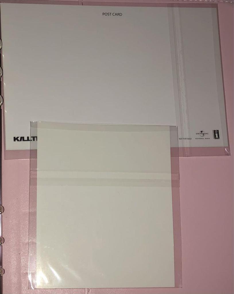 [USED] Blackpink the album Universal Studios Jisoo Jennie bonus trading card