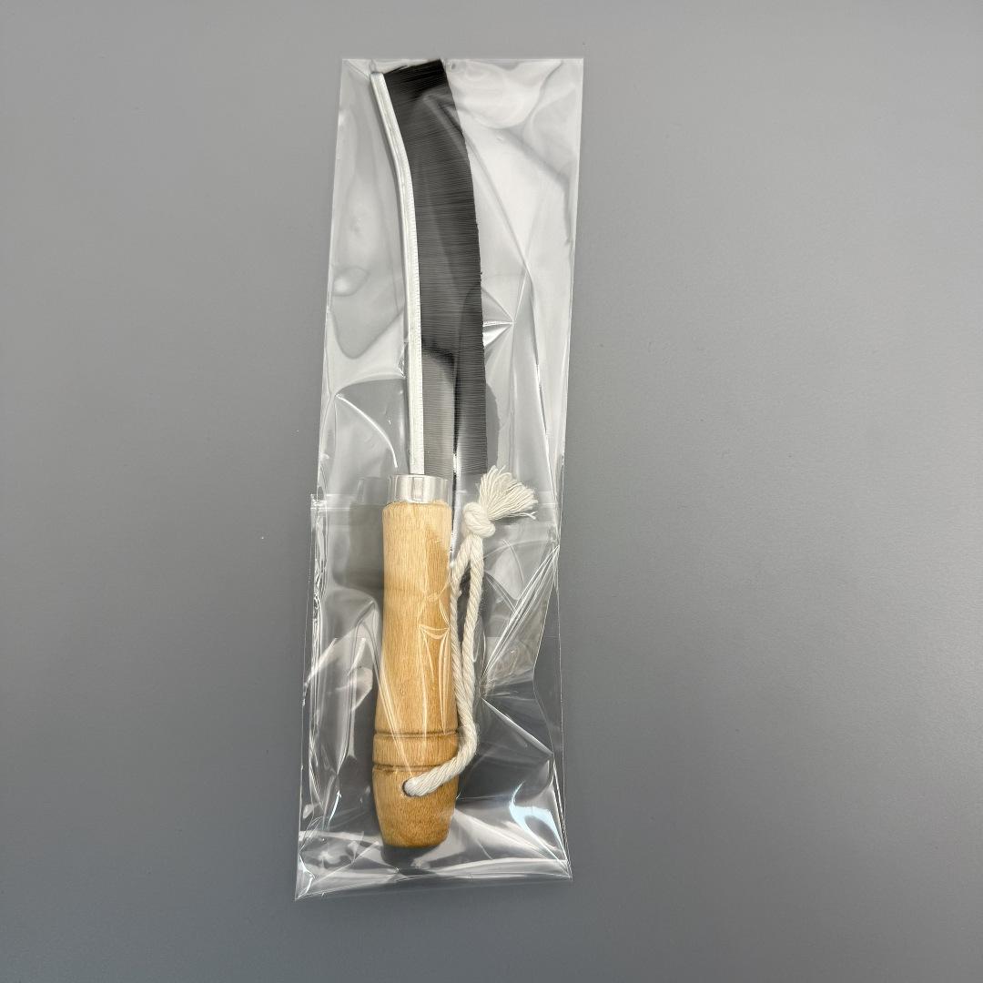 

Solid Wood Long Handle Crevice Brush with Hanging Rope - Door, Window, Floor & Wall Corner Cleaner