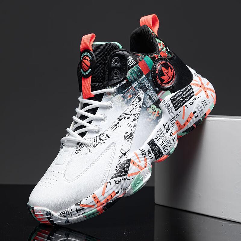 Scarpe da basket Kobe per ragazzi e bambini più grandi, ammortizzazione sportiva, studenti, estate, traspiranti, antiscivolo, con cuscino d'aria alto,