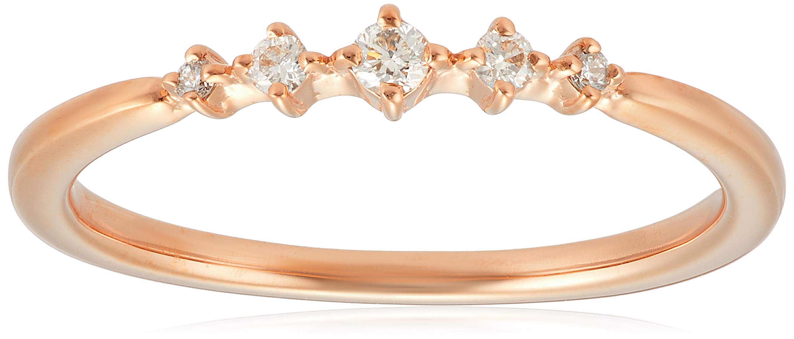 

10K Pink Gold Pinky Ring Japanese Size 3 4℃ (4℃) 11191-614-3101-00-03