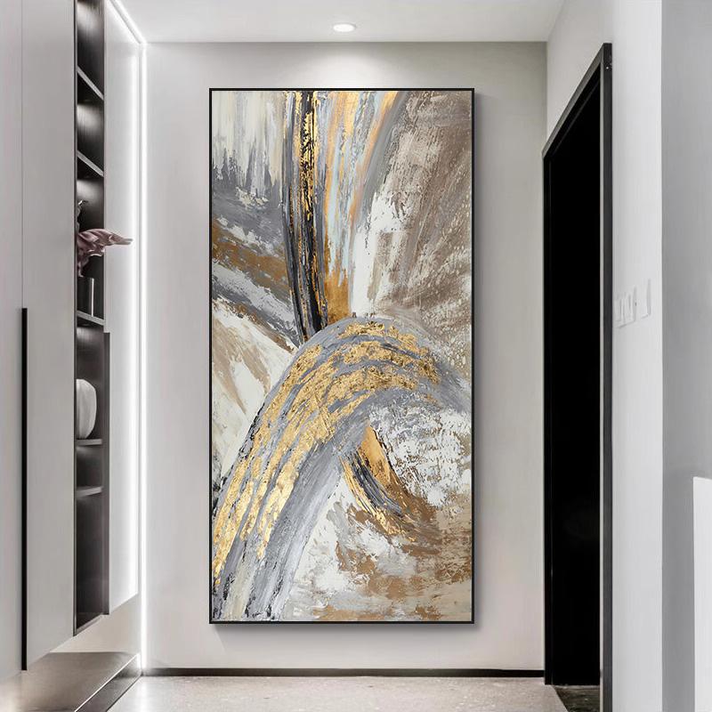 Scandinavian Minimalist Wall Art Light Luxury Abstract Canvas Painting Poster Prints Home Bedroom Living Room Decor