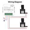 Smart Energy Meter TY Power Consumption Monitor with 2 80A CT Clamp Electricity Statistics Current