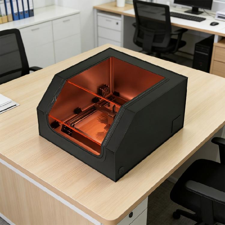Multiple Purpose Engraving Equipment Guard Featuring Clear Viewing Window And Installed Ventilation System