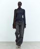 INSILENCE WOMEN Vintage Carpenter Denim Dark Grey