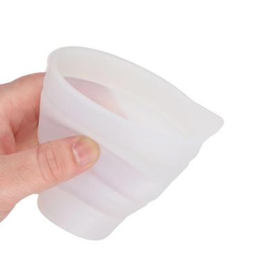 With Scale Foldable Silicone Measuring Cup Mix Cup Reusable Epoxy Resin DIY Cups Portable Multi-spec Graduated Cup Casting Resin