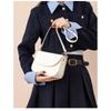 IELGY Casual Versatile Small Square Bag, Simple Korean Shoulder Bag