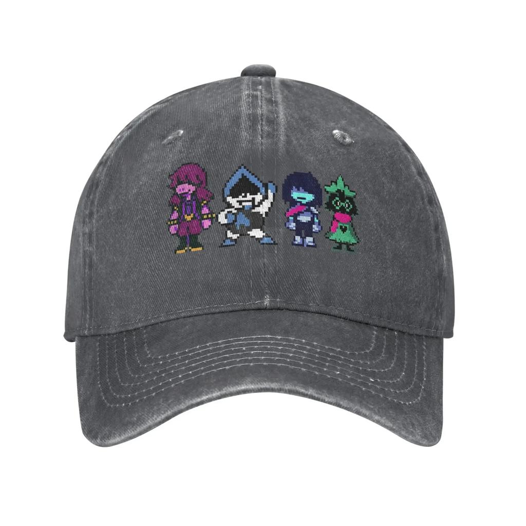 DELTARUNE SUZIE LANCER Headwear Baseball Cap Men Women Daily Hats Cap Adjustable Sun Cap