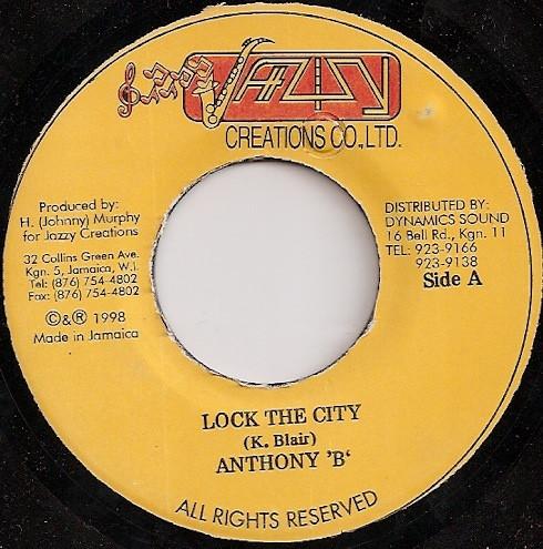 

7inch Record ANTHONY B / TROY - Lock The City / One Man Band NONE Jazzy Creations 1998 Jamaica Reggae, Ska & Dub Used