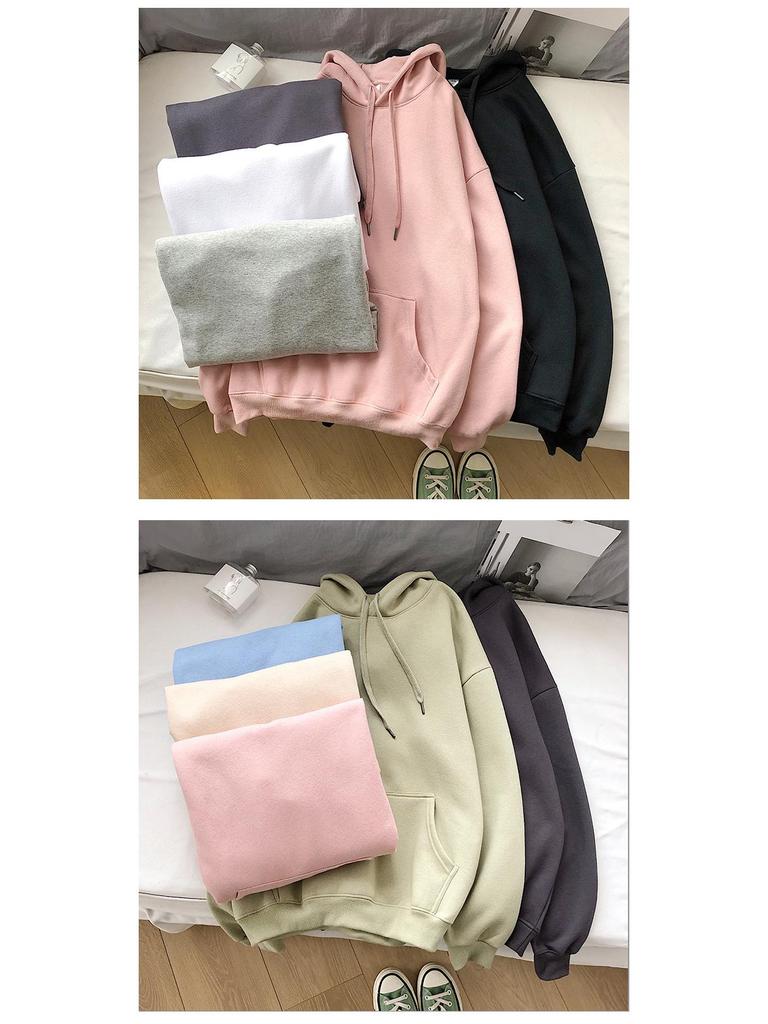 Herren Casual Einfarbiges Pullover-Hoodie - Herbst/Winter 2020