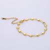 Gold Heart Chain Bracelet for Women Stainless Steel Adjustable Bracelets Summer Jewelry