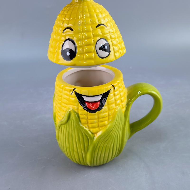 Keramisk maiskrus: Kreativ fruktskål med preget personlighet i sitron- eller ananasform