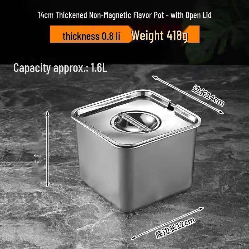 HANDUNYOU Stainless Steel Kitchen Seasoning Container