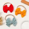 1/2Pcs/Lot Newborn Baby Headband Bows Nylon Baby Girl Headbands Elastic Soft Hair Bands For Children Baby Hair Accessories Kids