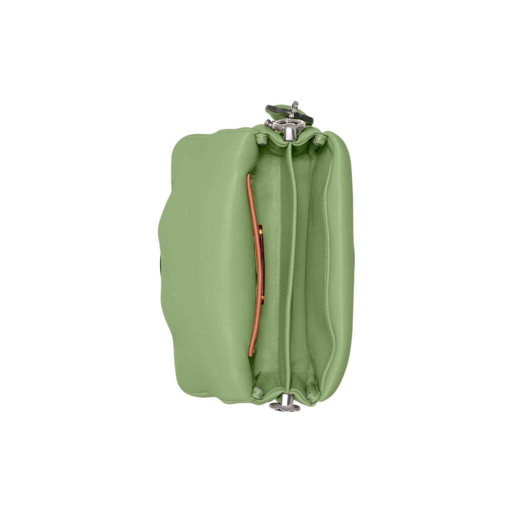 Coach Pillow Tabby 18 Classic C Buckle Leather Shoulder Bag Cloud Bag Women bags Green C3880-LHTY6