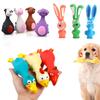 Pet Dog Toy Puppy Sound Toy Dog Rubber Toy Dog Chew Bite Resistant Toy Dog Training Interactive For Small Meduim Cartoon Dog Toy