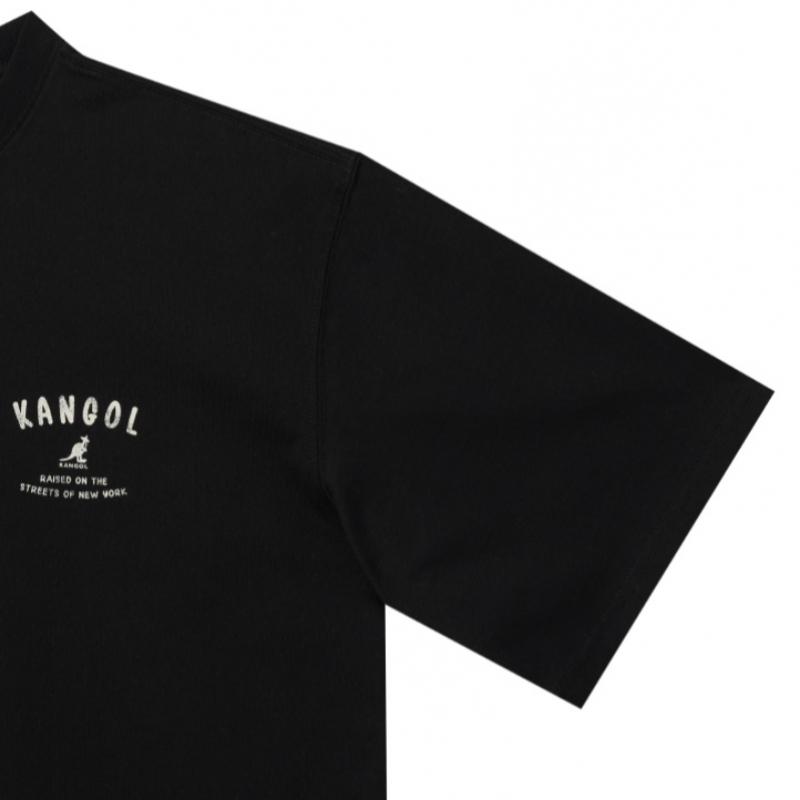 KANGOL Arch Logo T shirT Black 2822