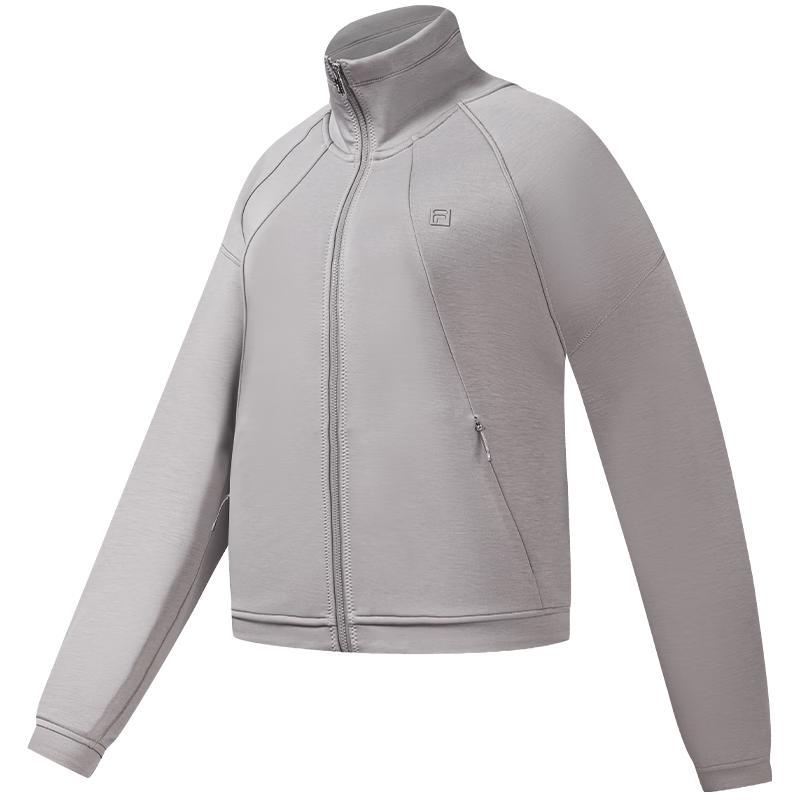 FILA Women s Knit Stand-Collar Sport Jacket L
