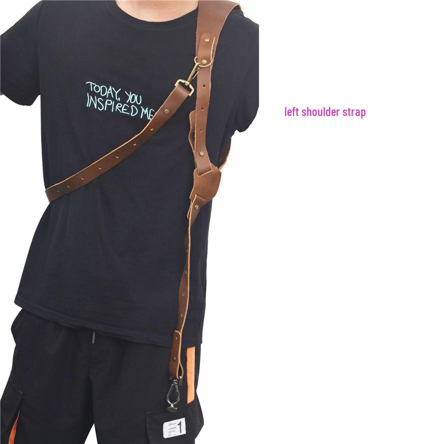 New Cowhide Double Shoulder Strap for SLR Cameras: Photography & Digital Accessories